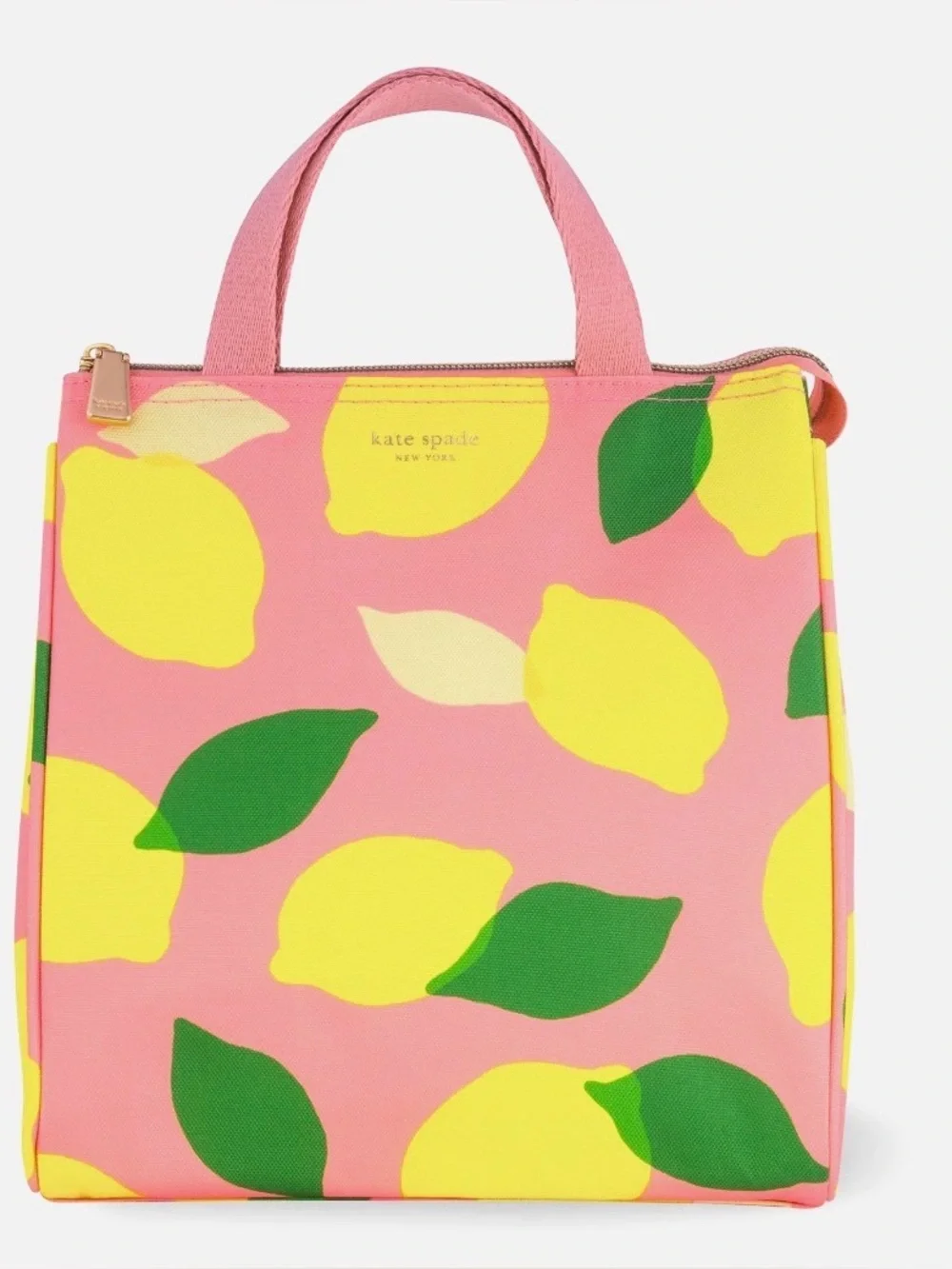 Kate Spade Lunch Bag, Pink Lemon Print